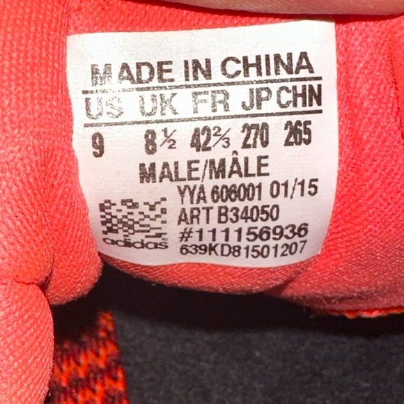 Adidas Size 9” - Picture 6 of 7